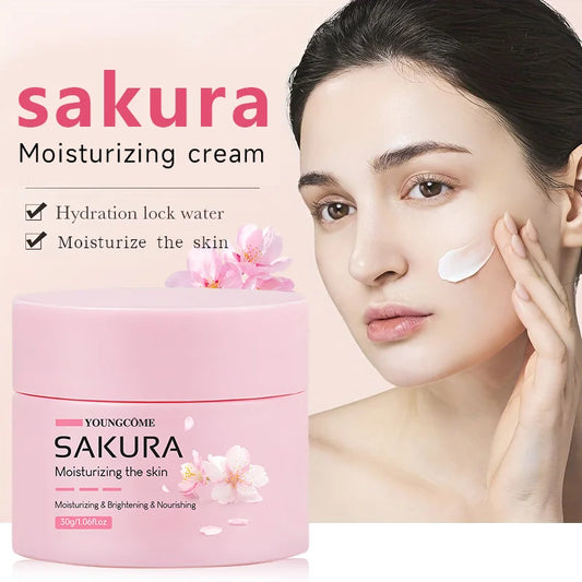 Crème Sakura collagène – texture légère & hydratante – Belleréelle