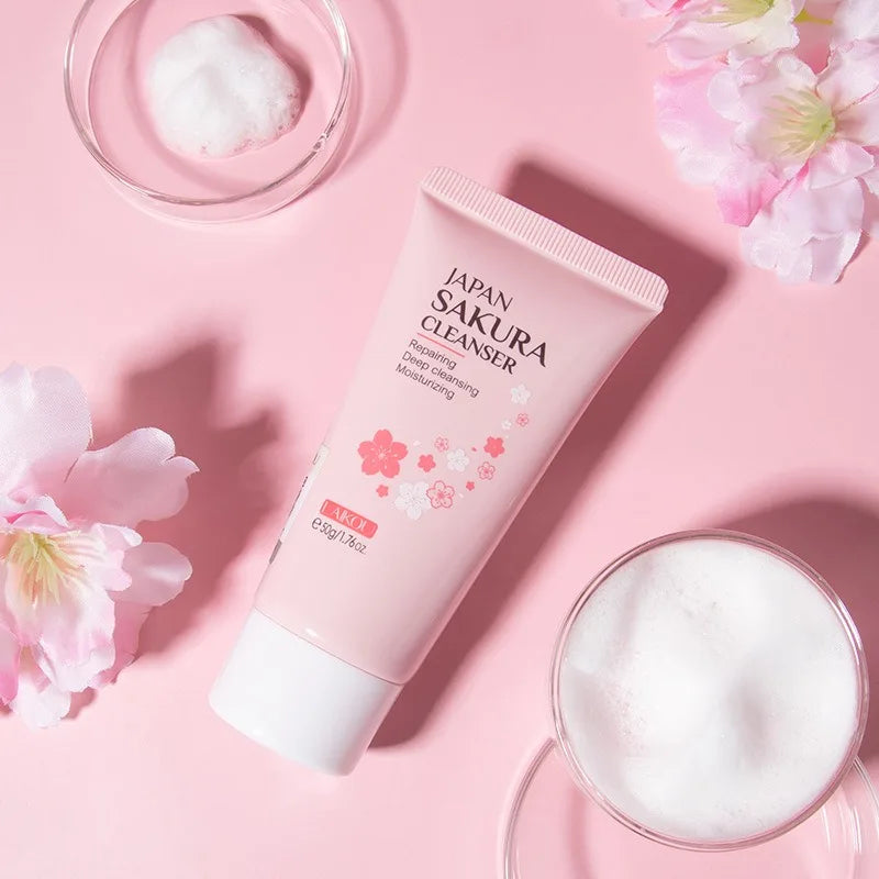 Mousse nettoyante Sakura – ingrédients fleur de cerisier – Belleréelle