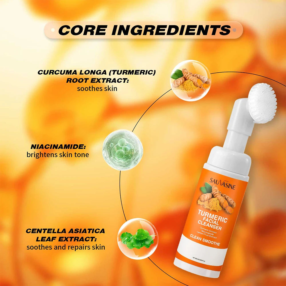 Nettoyant curcuma citron – packaging & brosse offerte – Belleréelle