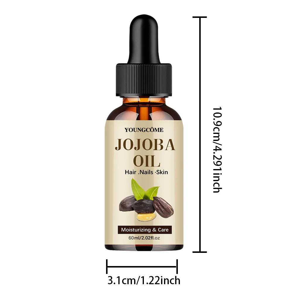 Huile de Jojoba Bio Pure — Visage, Cheveux & Ongles