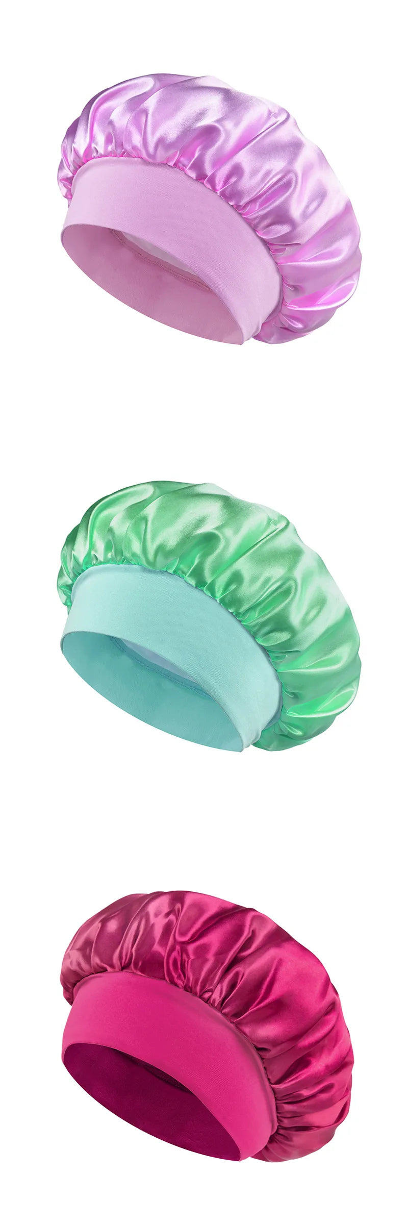 Bonnet satin nuit – routine beauté sommeil femme – Belleréelle