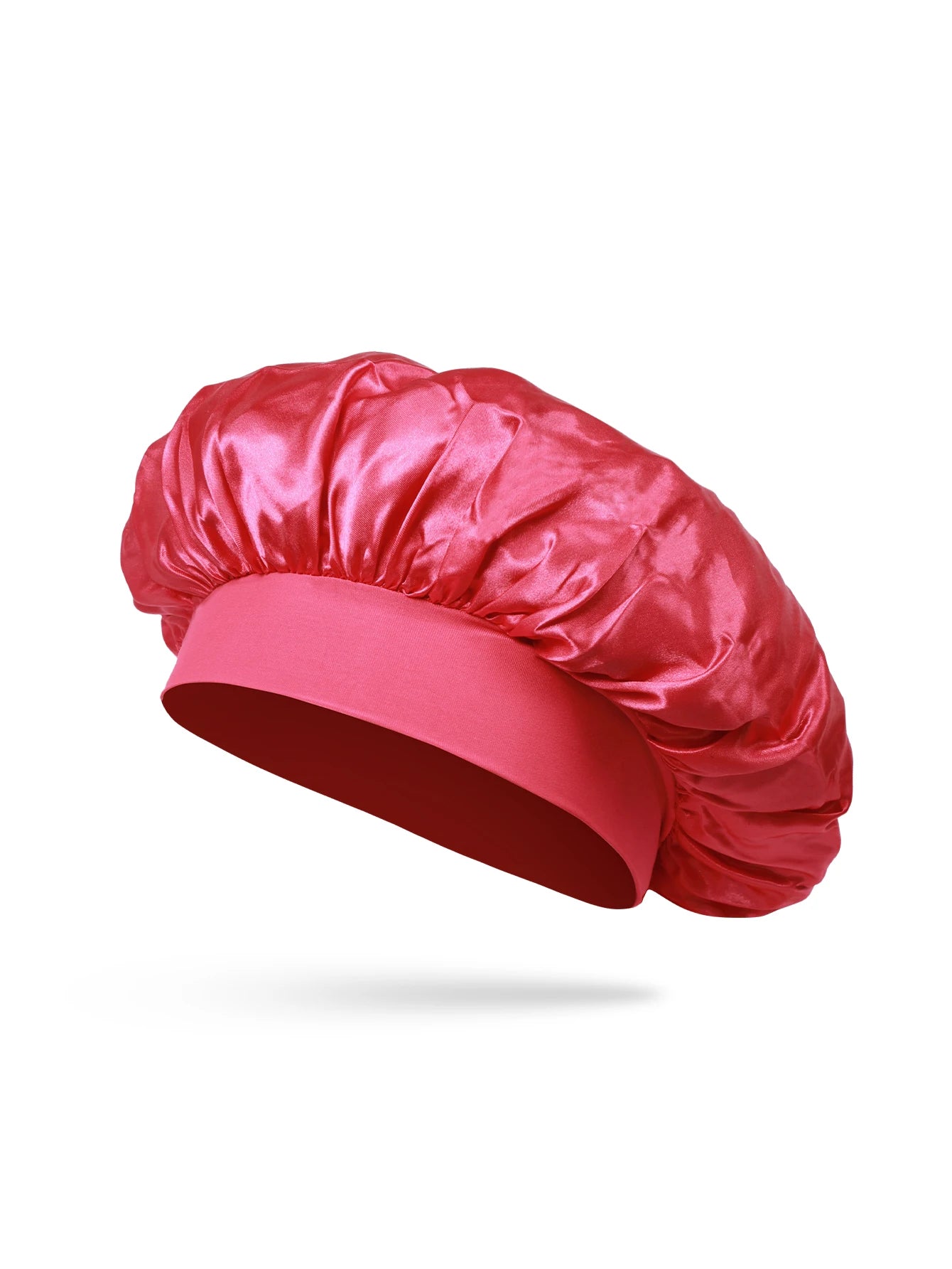 Bonnet satin cheveux bouclés & tresses — protection nuit