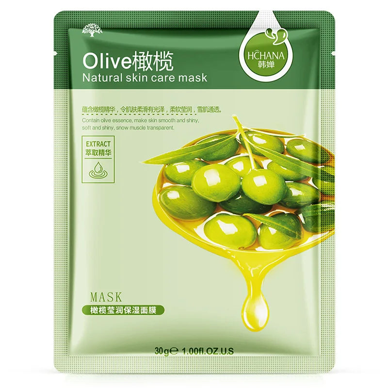 Masques Visage en Tissu – Rituel Hydratant Naturel (Lot de 10)