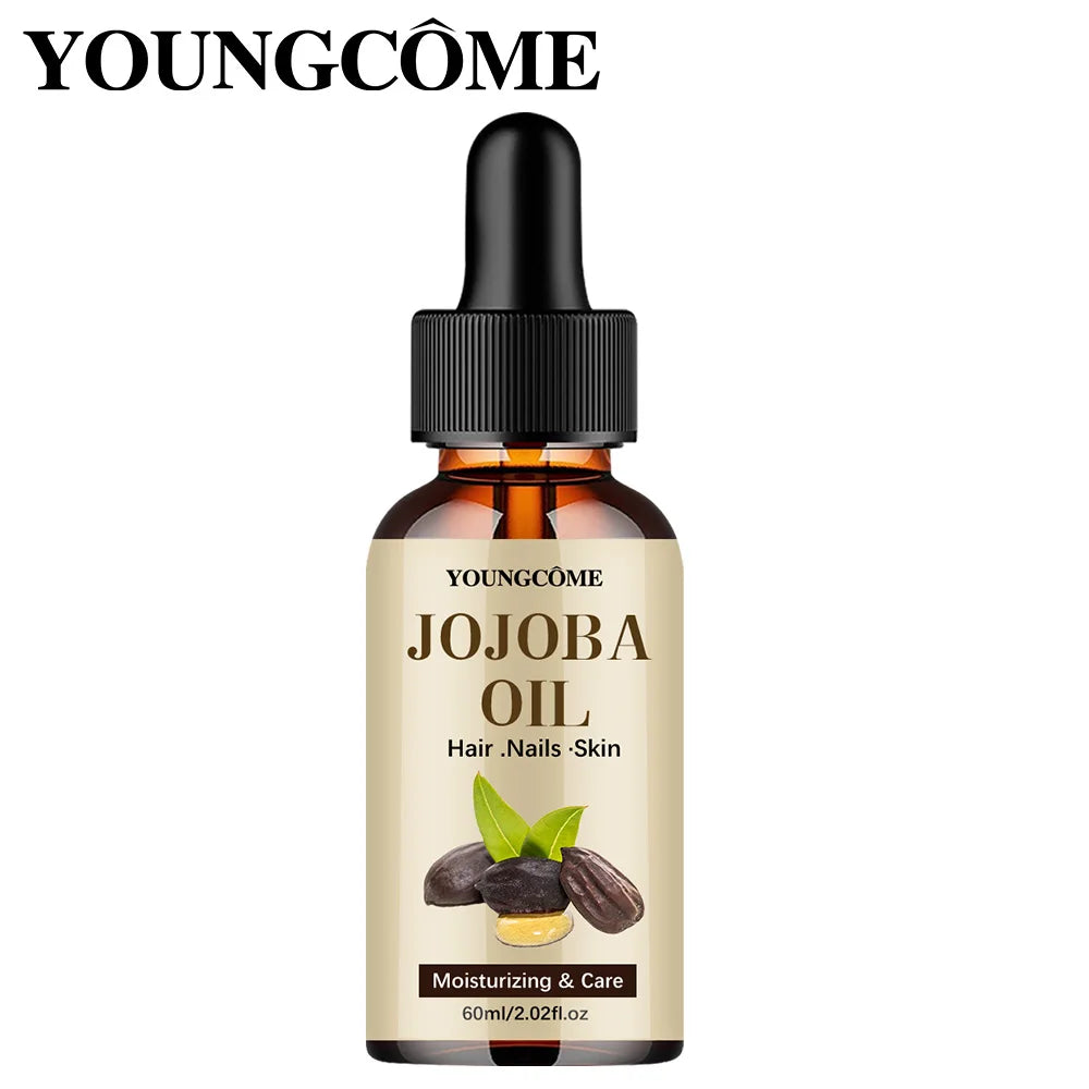Huile de Jojoba Bio Pure — Visage, Cheveux & Ongles