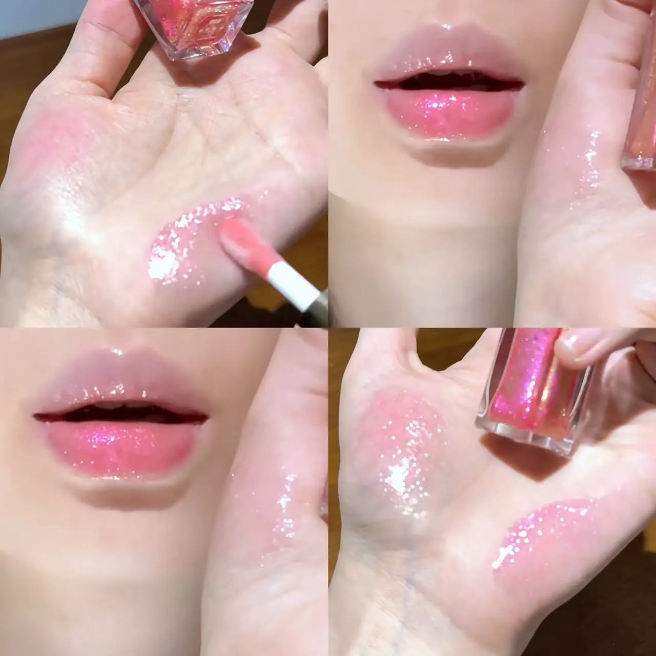 Gloss perlescent Starlight – teinte 05 irisée fond blanc – Belleréelle