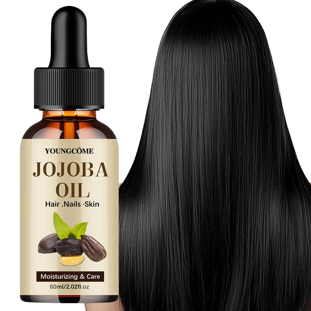 Huile de Jojoba Bio Pure — Visage, Cheveux & Ongles