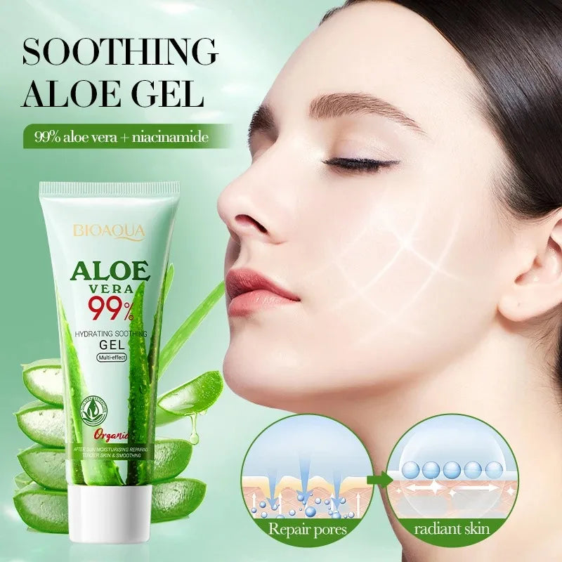 Gel Aloe Vera Bio — Hydratation & Réparation Visage & Corps