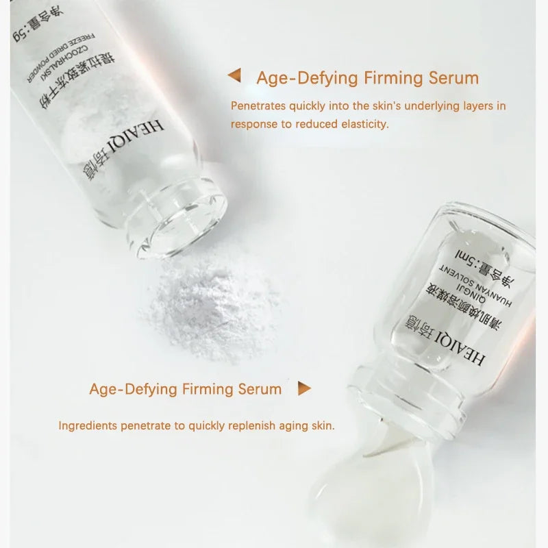 Masque K-beauty acide hyaluronique – texture sérum appliqué – Belleréelle