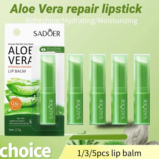 Baume à lèvres hydratant aloe vera & vitamines protection & réparation – Belleréelle