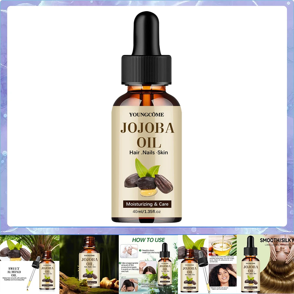 Huile de Jojoba Bio Pure — Visage, Cheveux & Ongles