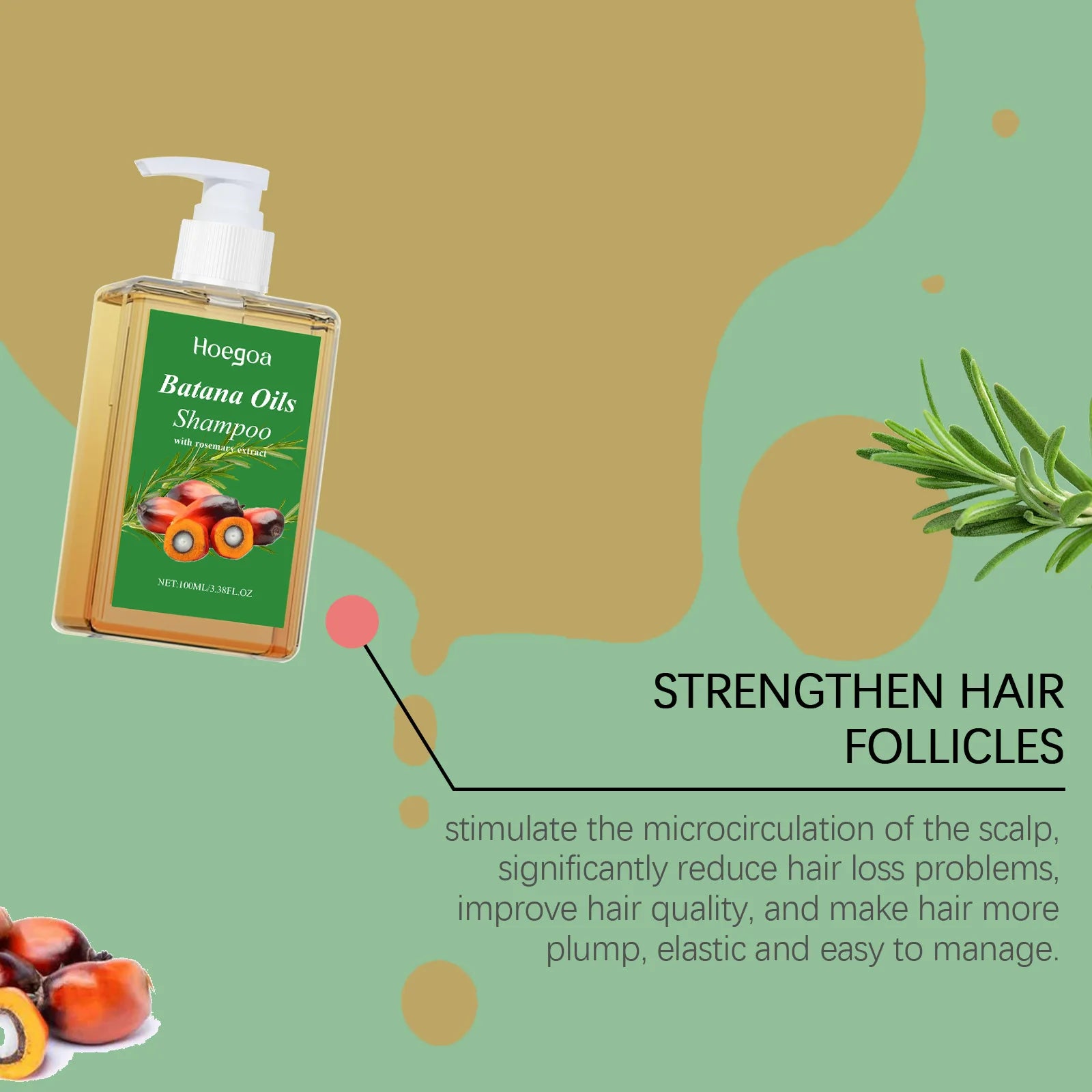 Shampoing à l'huile de Batana — Repousse & Réparation