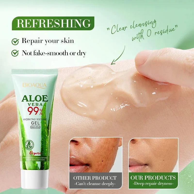 Gel Aloe Vera Bio — Hydratation & Réparation Visage & Corps