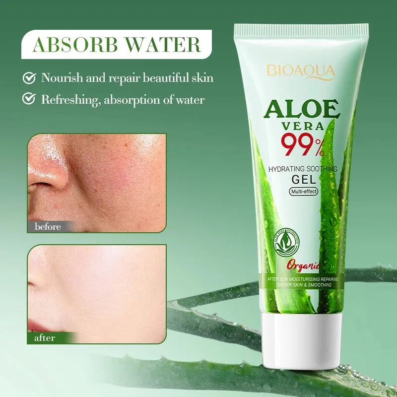 Gel Aloe Vera Bio — Hydratation & Réparation Visage & Corps