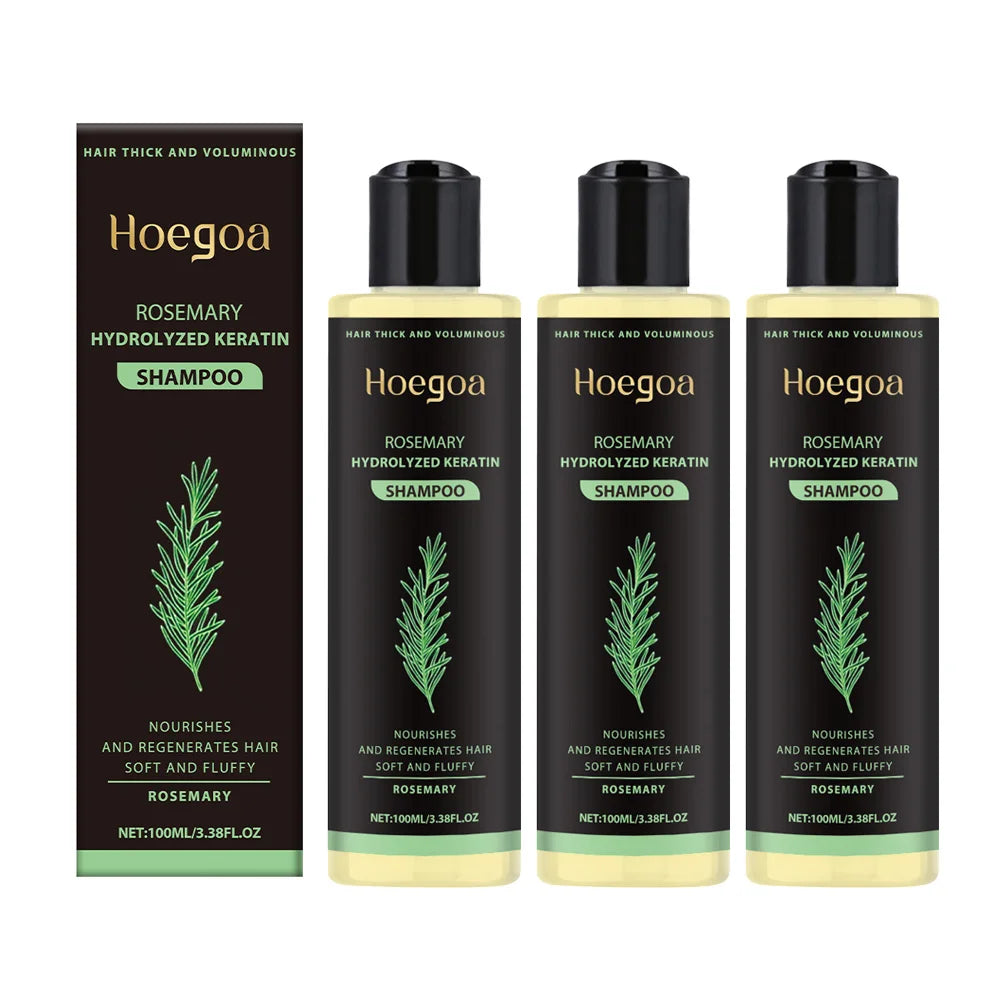 Shampooing au romarin — cheveux forts & volumineux