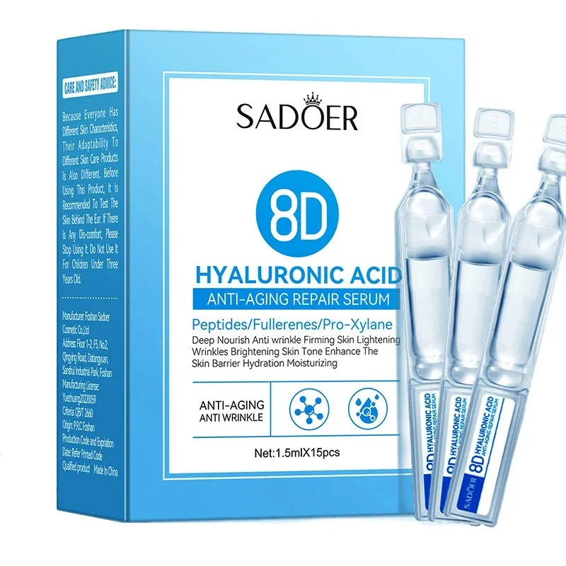 Sérum Anti-Âge à l'Acide Hyaluronique & Collagène