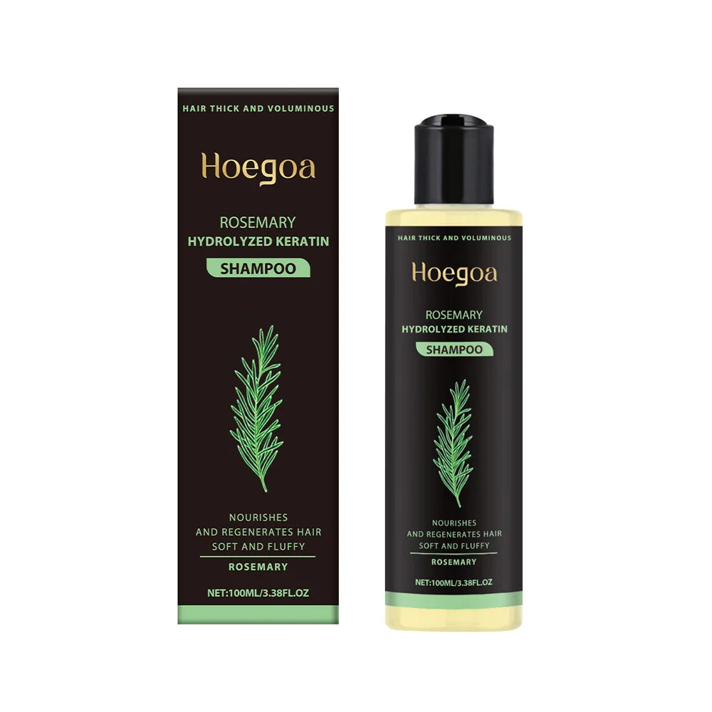Shampooing au romarin — cheveux forts & volumineux