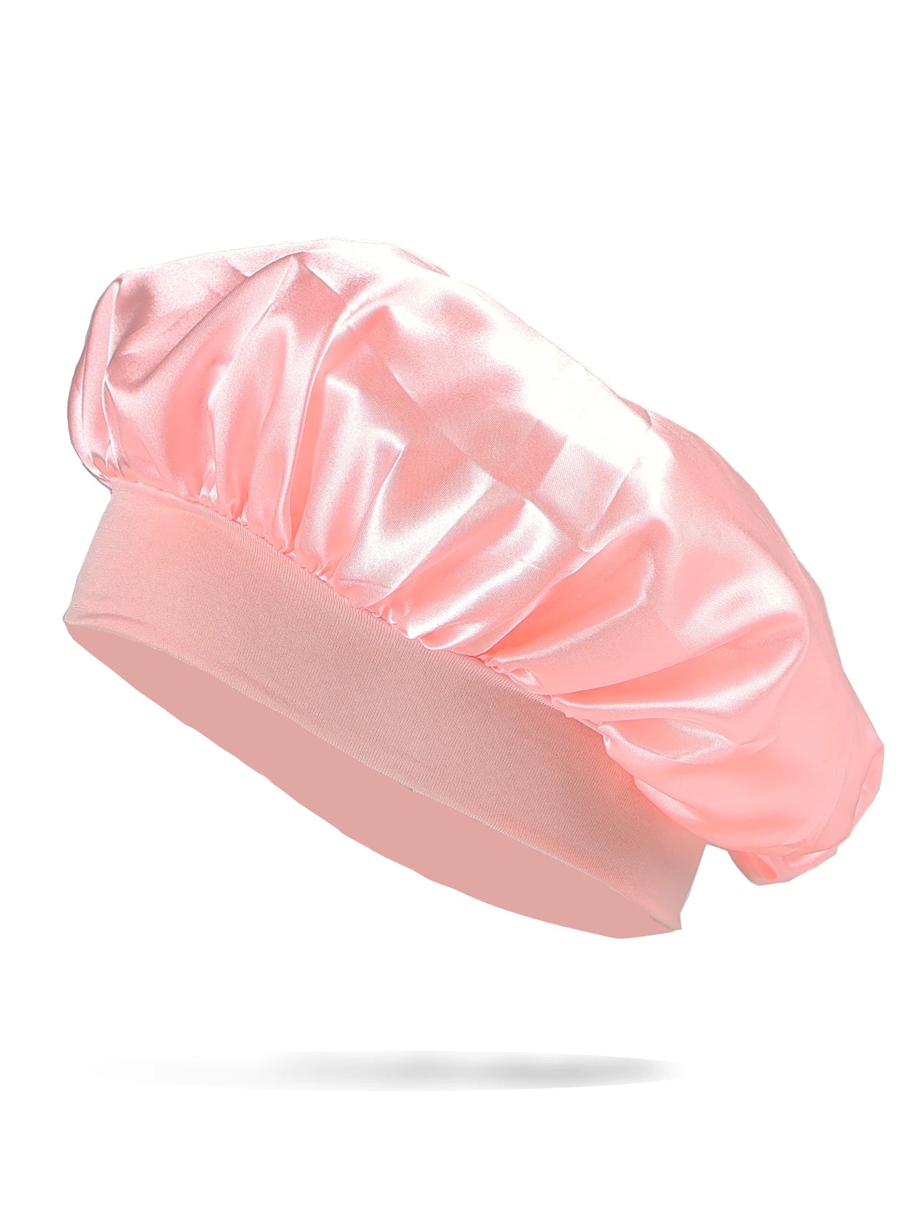 Bonnet satin cheveux bouclés & tresses — protection nuit