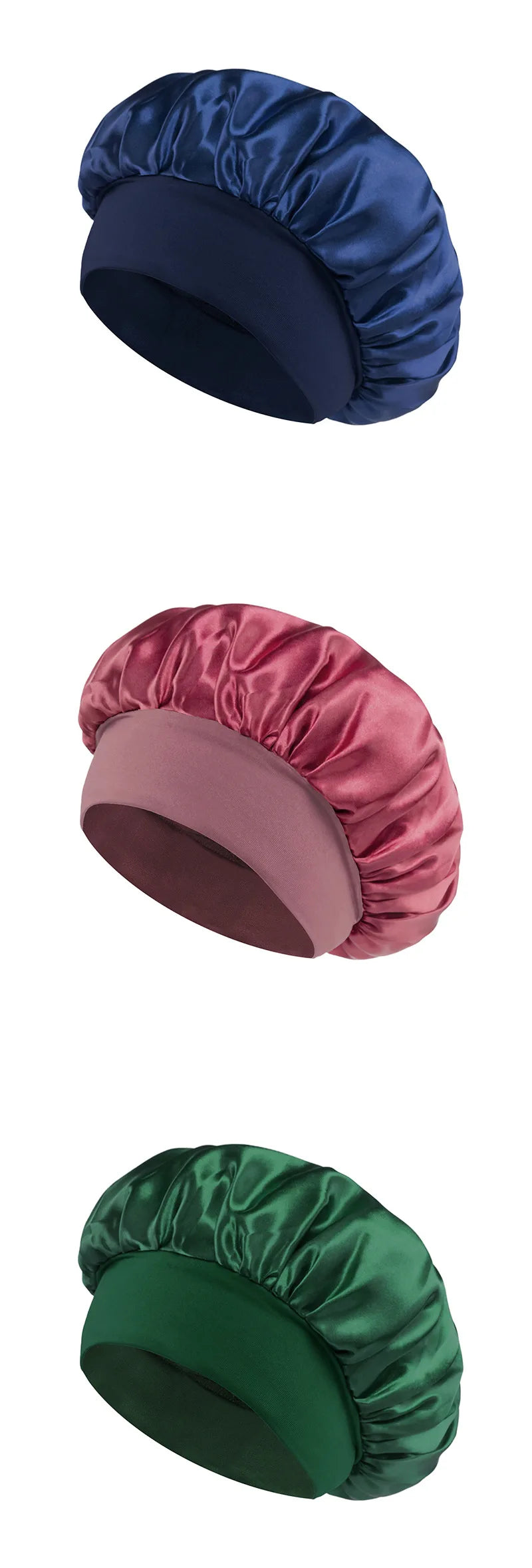 Bonnet satin – bienfaits protection cheveux la nuit – Belleréelle