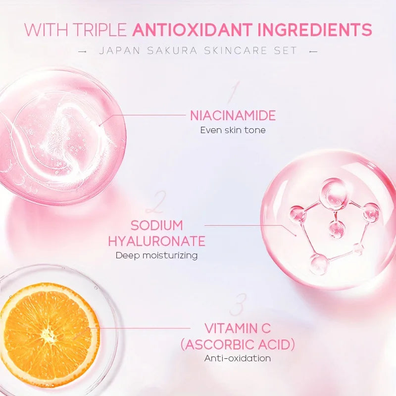 Crème visage Sakura – application soin visage femme – Belleréelle