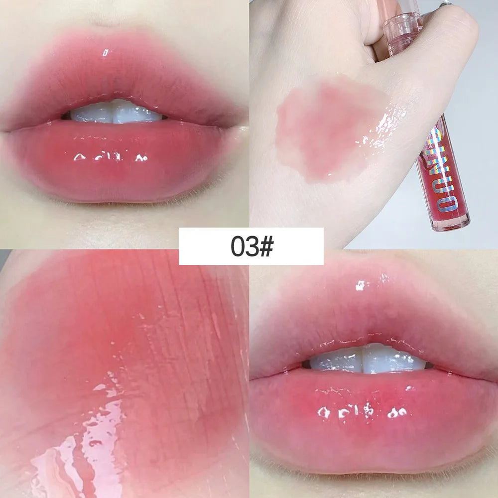 Gloss miroir nacré – application lèvres ultra-brillantes – Belleréelle