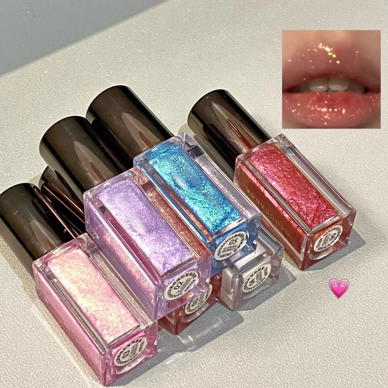 Gloss perlescent Starlight – application lèvres étoilées – Belleréelle
