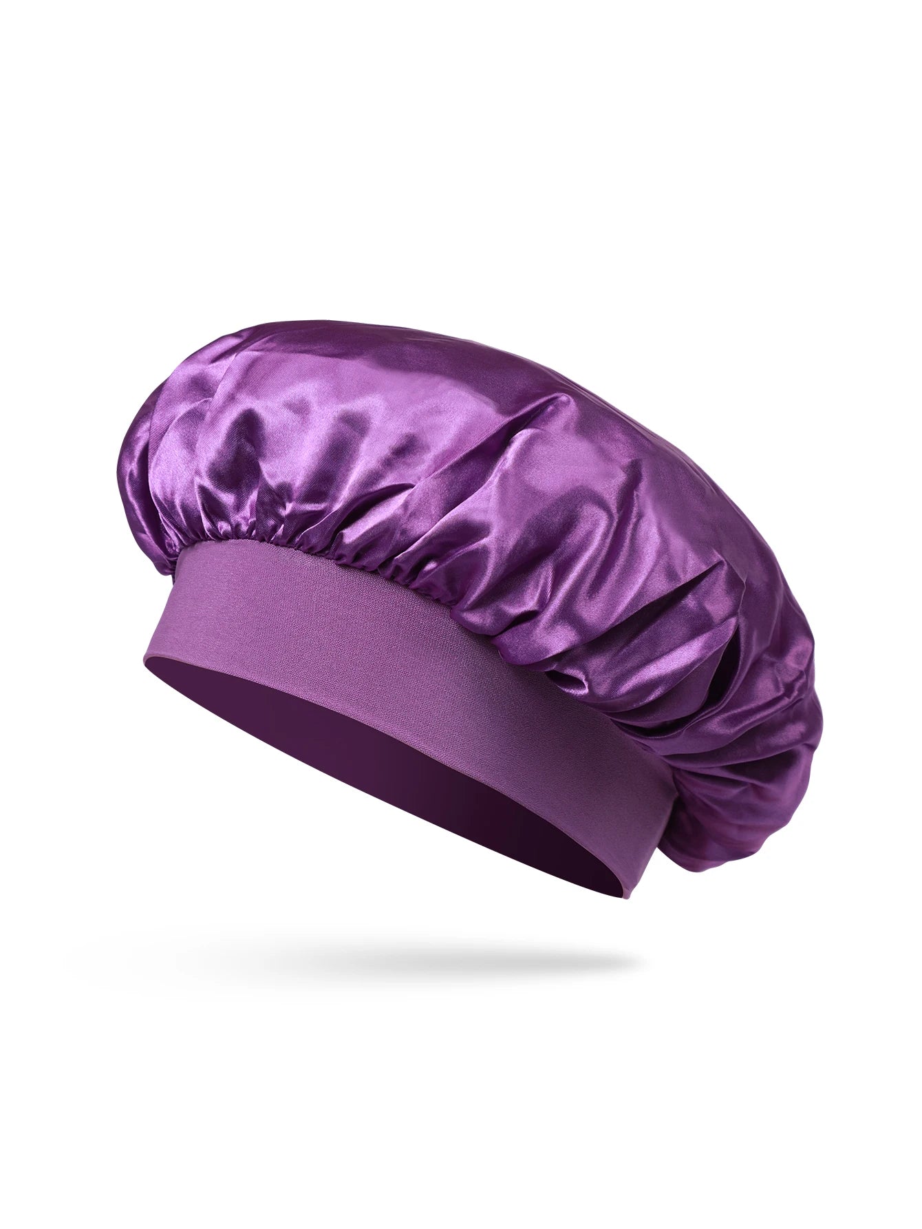 Bonnet satin cheveux bouclés & tresses — protection nuit