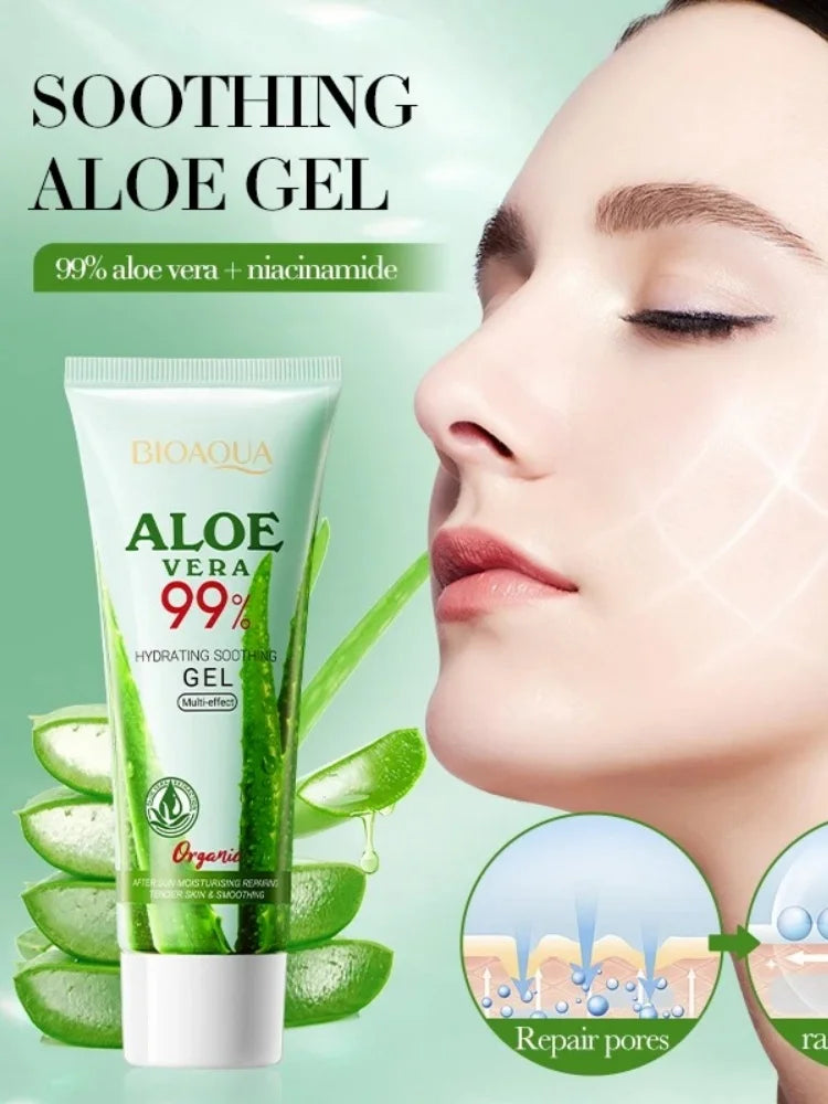 Gel Aloe Vera Bio — Hydratation & Réparation Visage & Corps