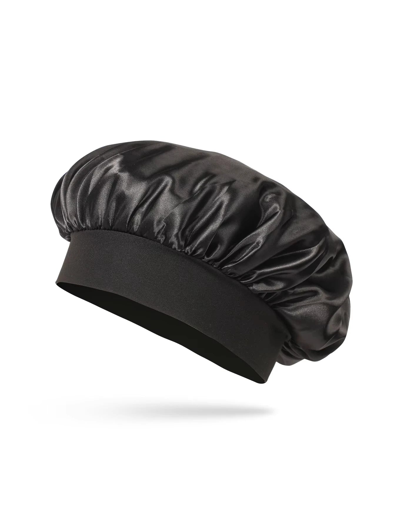 Bonnet satin tresses – packaging fond blanc élégant – Belleréelle