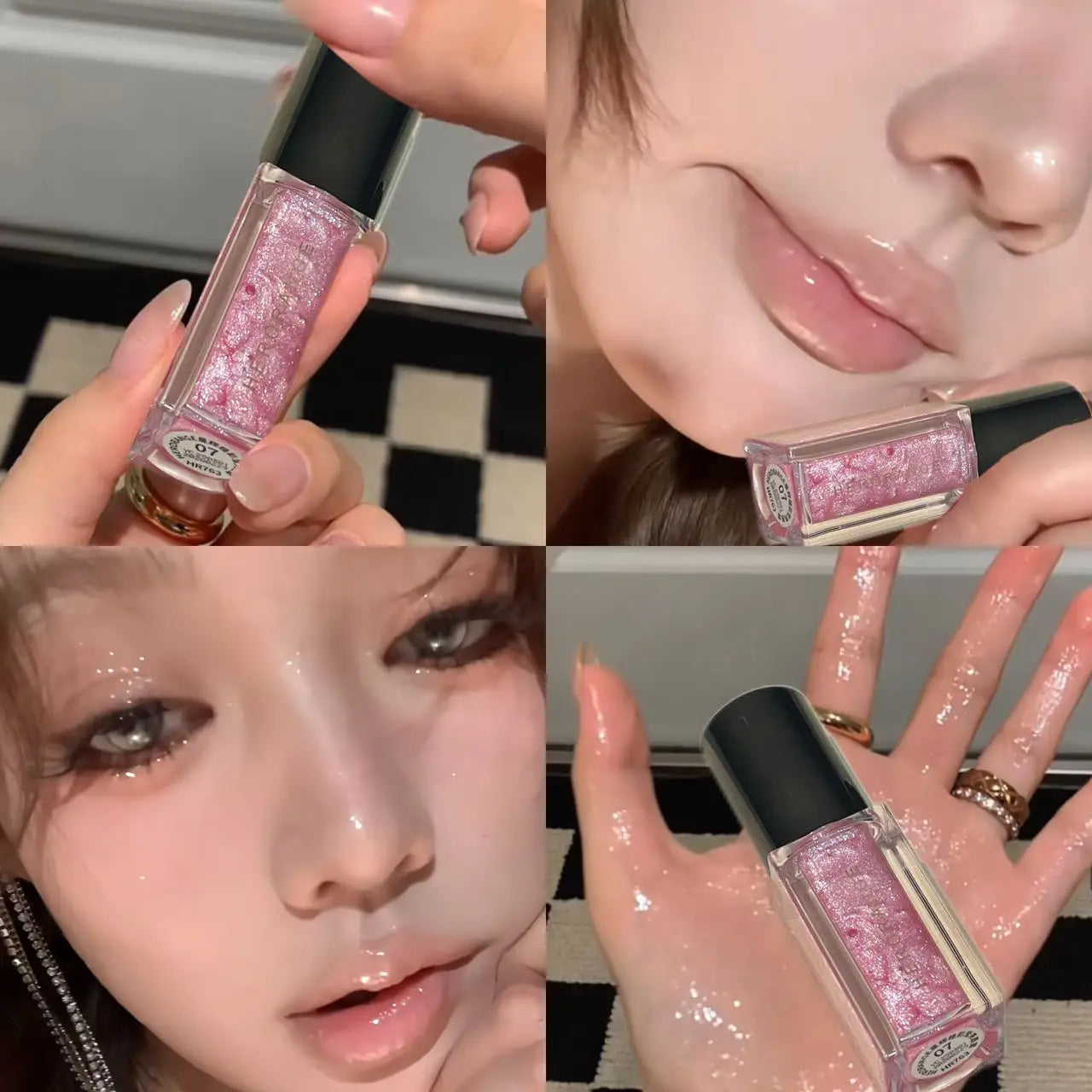 Gloss perlescent Starlight – tube 5g vue de côté – Belleréelle
