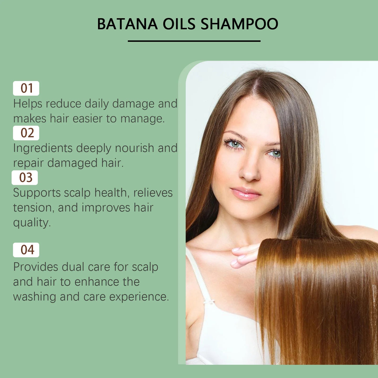 Shampoing à l'huile de Batana — Repousse & Réparation