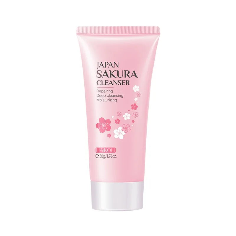 Mousse nettoyante Sakura — peau nette & éclatante