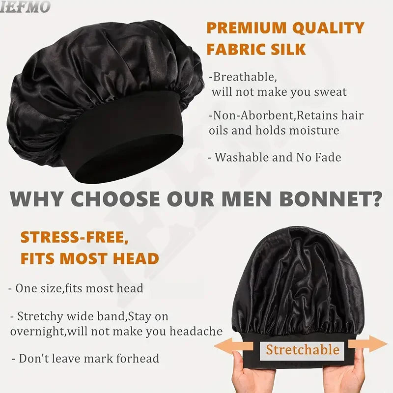Bonnet satin grand format – bienfaits protection détaillés – Belleréelle