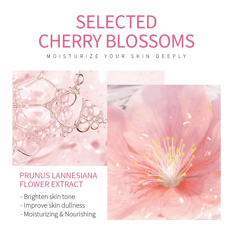Mousse nettoyante Sakura – packaging 50g fond blanc – Belleréelle