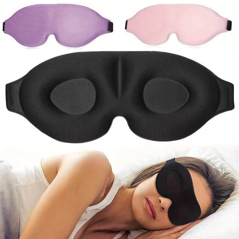 Masque de nuit 3D contouré blocage lumière total sommeil profond – Belleréelle