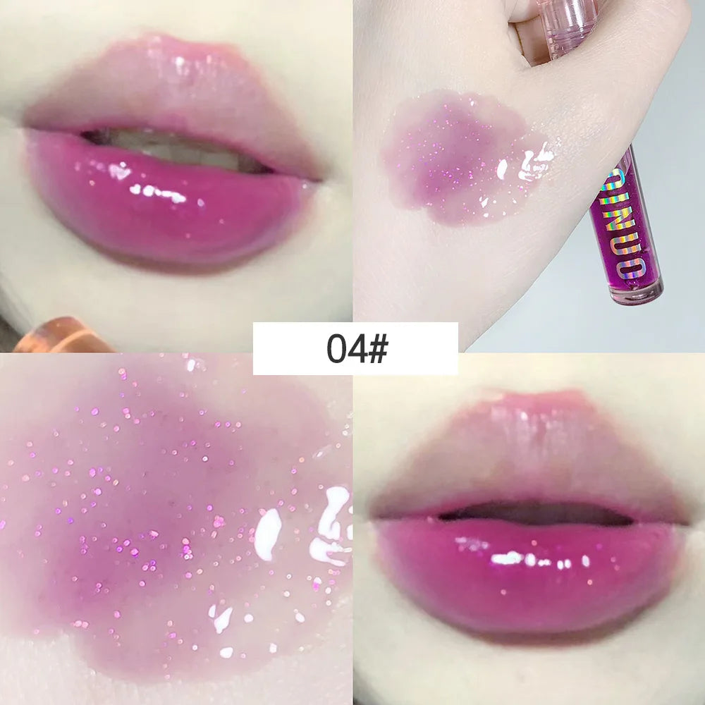 Coffret 2 gloss miroir – présentation fond blanc – Belleréelle