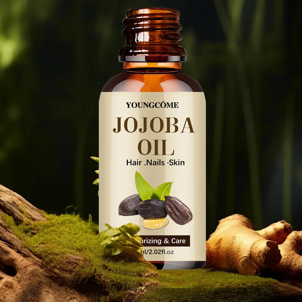 Huile de Jojoba Bio Pure — Visage, Cheveux & Ongles