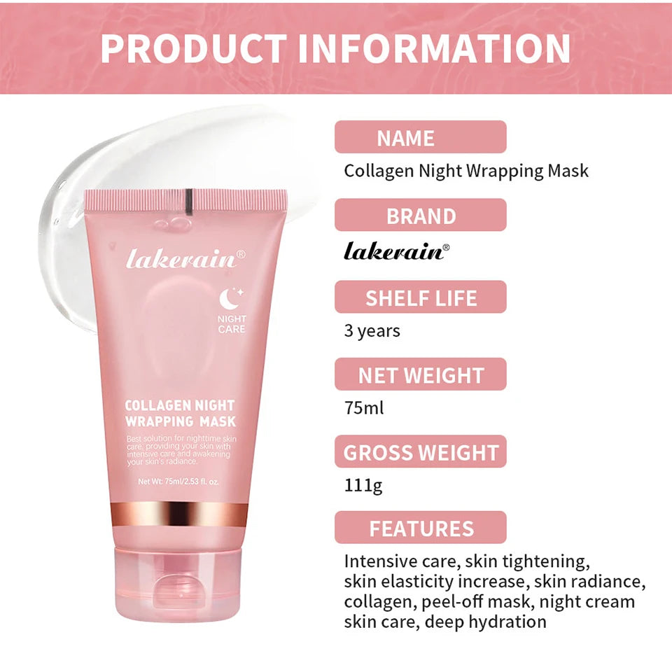 Masque collagène + pinceau – femme soin visage maison – Belleréelle
