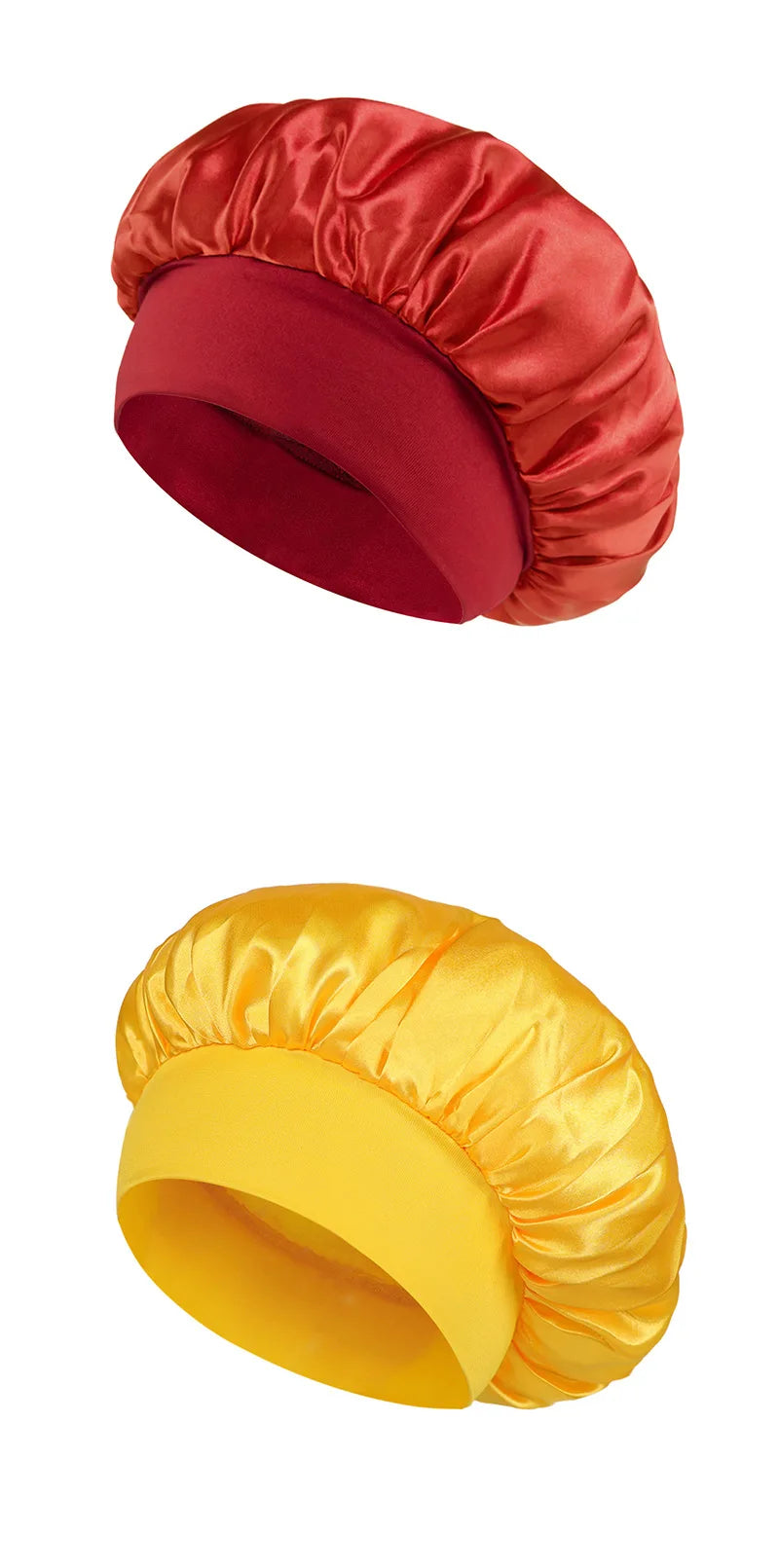 Bonnet satin nuit — protection & soin des cheveux