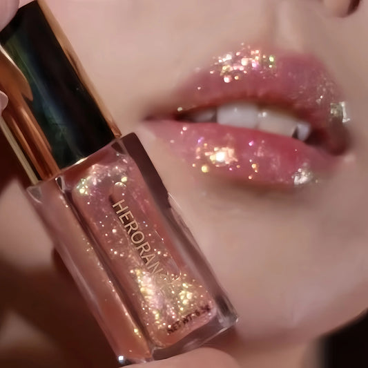 Gloss perlescent Starlight brillance longue durée lèvres étoilées – Belleréelle
