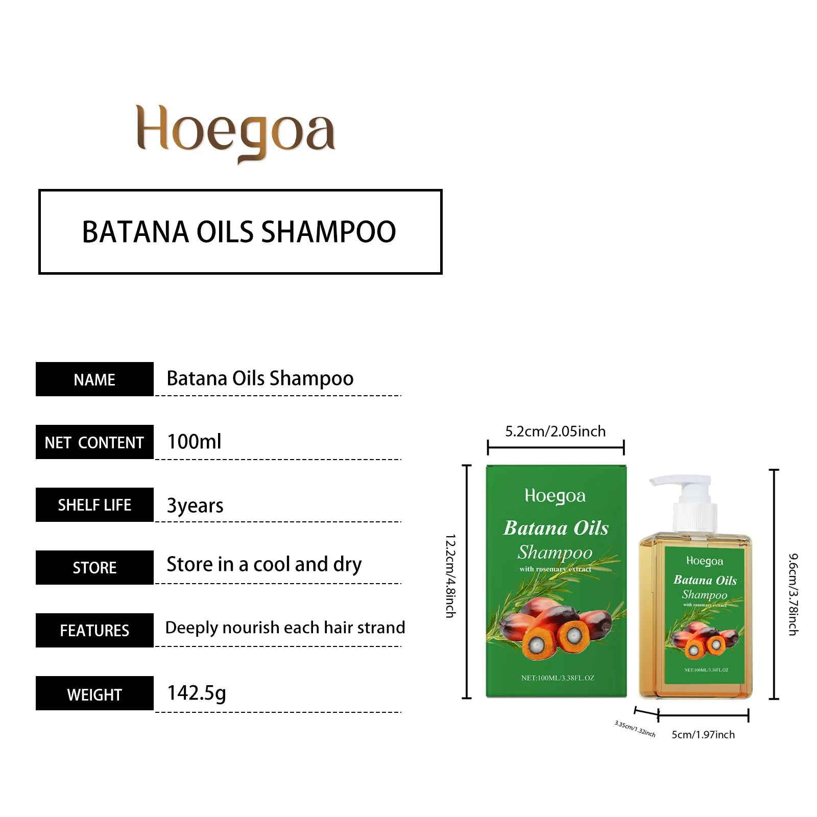 Shampoing à l'huile de Batana — Repousse & Réparation