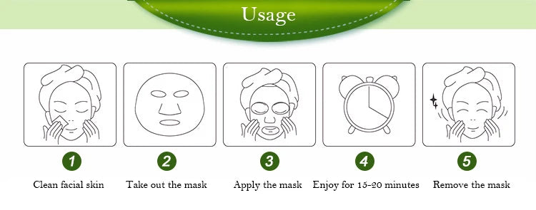 Masques Visage en Tissu – Rituel Hydratant Naturel (Lot de 10)