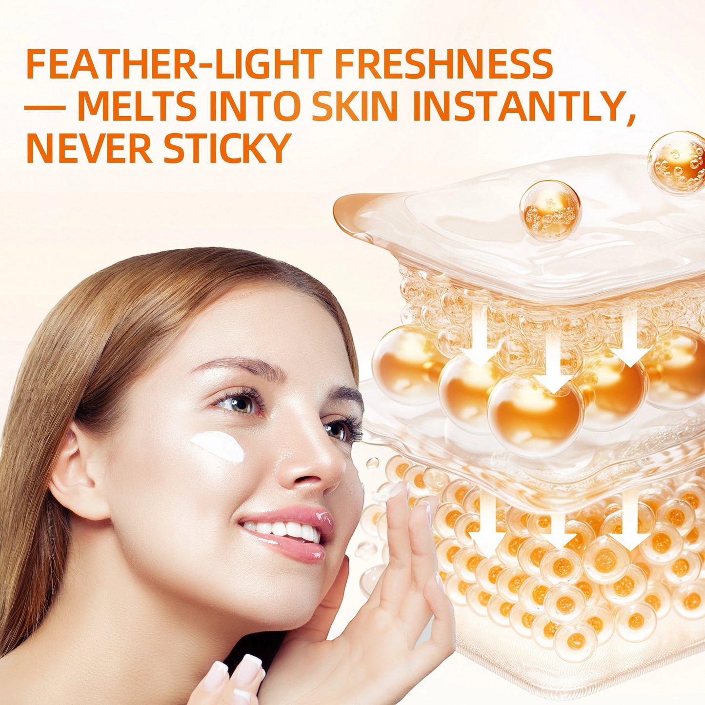 Belleréelle Sérum Vitamine C & Acide Hyaluronique, peau hydratée et lumineuse, absorption rapide, non gras