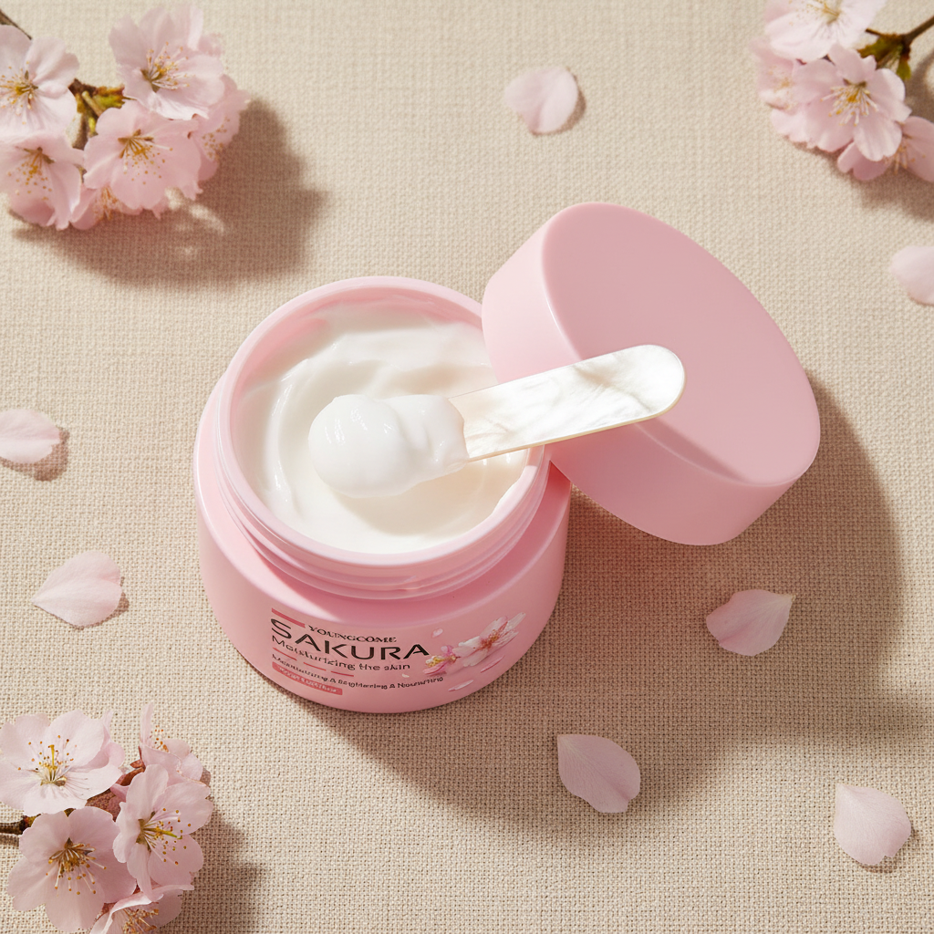 Crème Sakura - Dessus