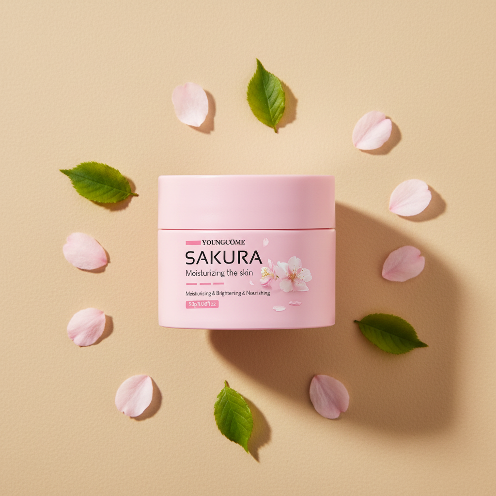 Crème Sakura - Flat lay